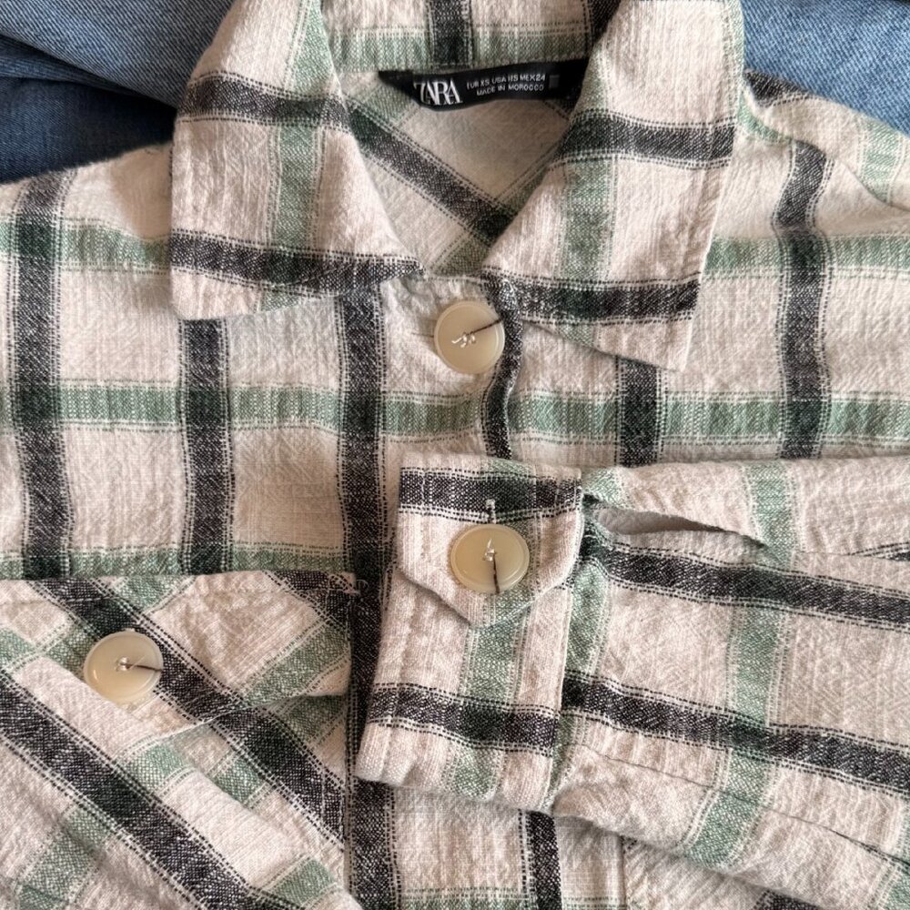 Zara shirt jacket